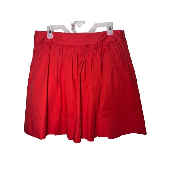 Banana Republic Dresses & Skirts - NWT Banana Republic A-Line imperial red short flowy skirt side pockets size 12